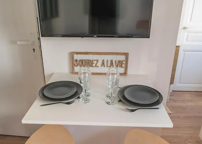 Lejlighed Flora,centre Reims,parking Prive *